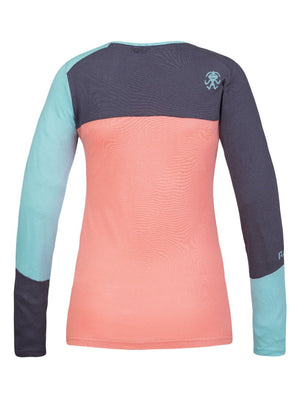 T-shirt à manches longues en coton bio plus et tissu Lenzing Modal® pour femme "Rafiki − FINALE" - Planète Rando