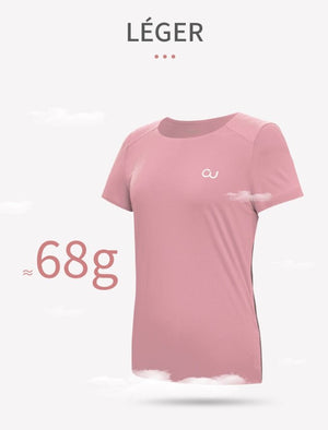 T-shirt à séchage rapide à manches courtes pour femme "AONIJIE - FW5117" - Planète Rando
