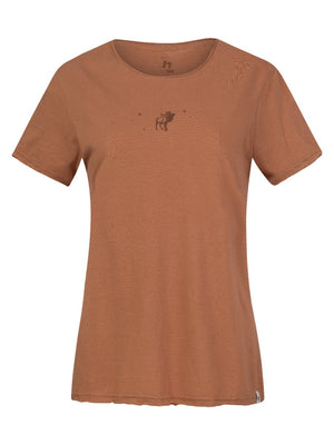 T-shirt de randonnée 100% coton biologique pour Femme "Hannah − EDITH" - Planète Rando