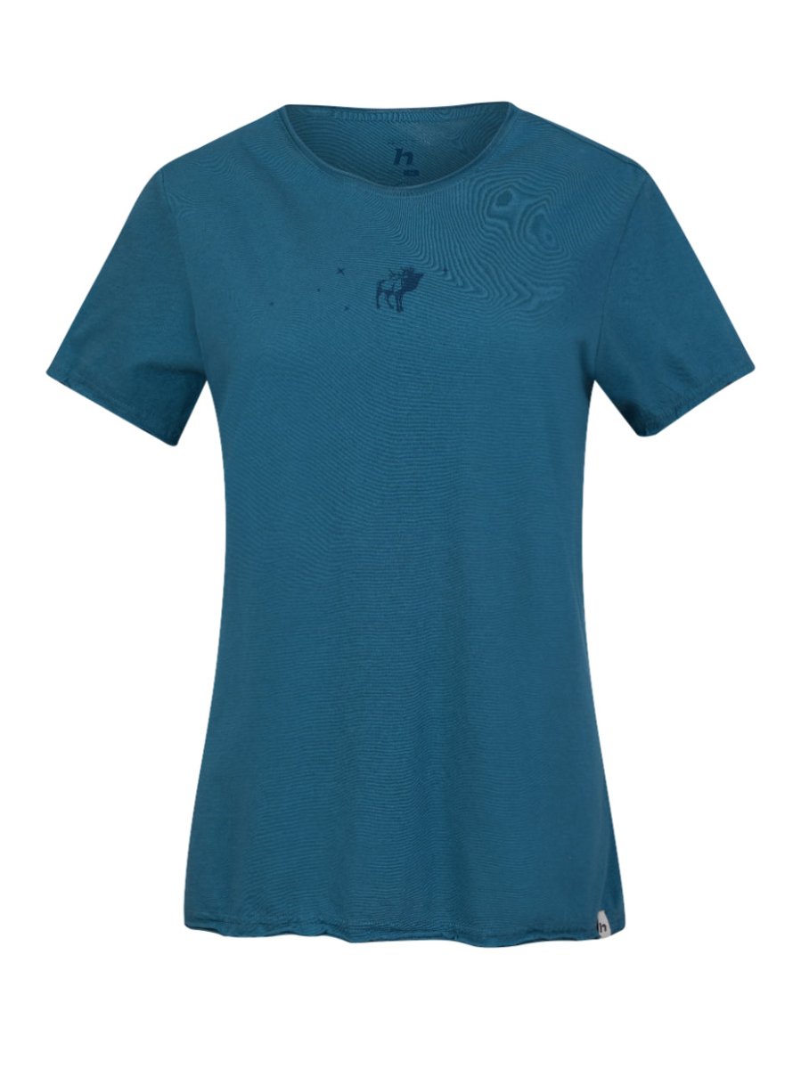 T-shirt de randonnée 100% coton biologique pour Femme "Hannah − EDITH" - Planète Rando