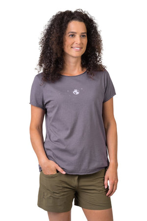 T-shirt de randonnée 100% coton biologique pour Femme "Hannah − EDITH" - Planète Rando