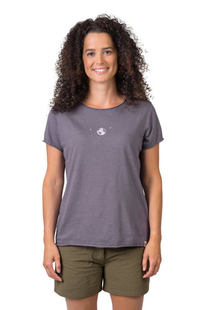 T-shirt de randonnée 100% coton biologique pour Femme "Hannah − EDITH" - Planète Rando