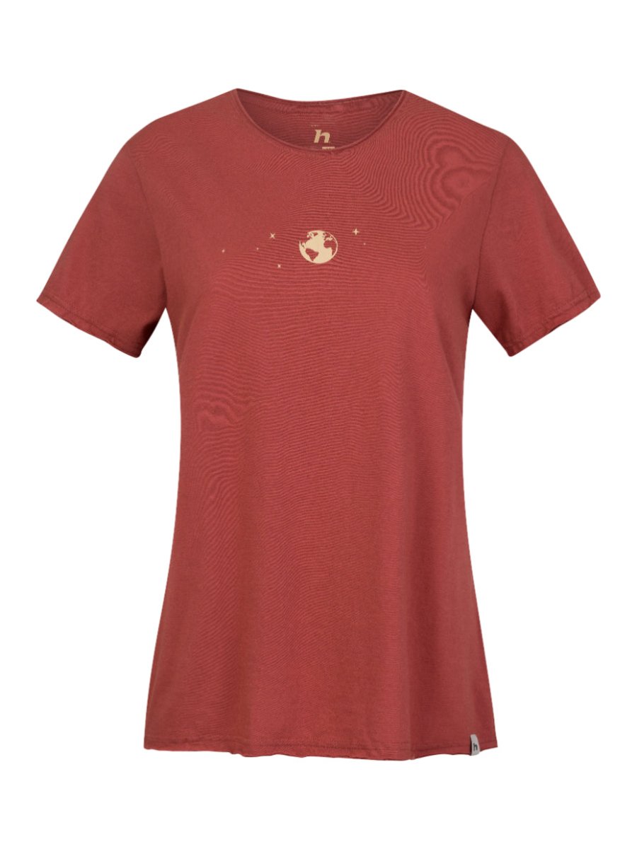 T-shirt de randonnée 100% coton biologique pour Femme "Hannah − EDITH" - Planète Rando