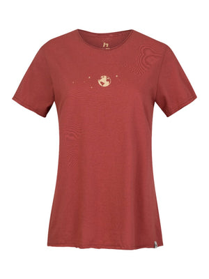 T-shirt de randonnée 100% coton biologique pour Femme "Hannah − EDITH" - Planète Rando