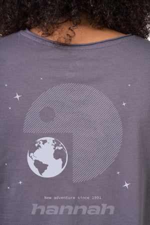 T-shirt de randonnée 100% coton biologique pour Femme "Hannah − EDITH" - Planète Rando