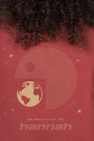 T-shirt de randonnée 100% coton biologique pour Femme "Hannah − EDITH" - Planète Rando
