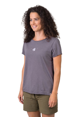 T-shirt de randonnée 100% coton biologique pour Femme "Hannah − EDITH" - Planète Rando