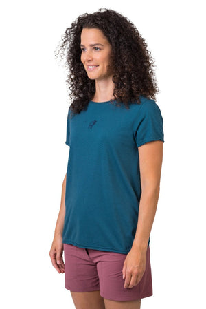 T-shirt de randonnée 100% coton biologique pour Femme "Hannah − EDITH" - Planète Rando