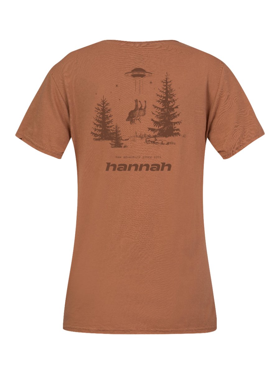 T-shirt de randonnée 100% coton biologique pour Femme "Hannah − EDITH" - Planète Rando