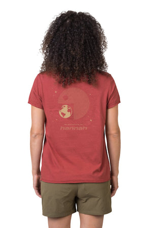 T-shirt de randonnée 100% coton biologique pour Femme "Hannah − EDITH" - Planète Rando