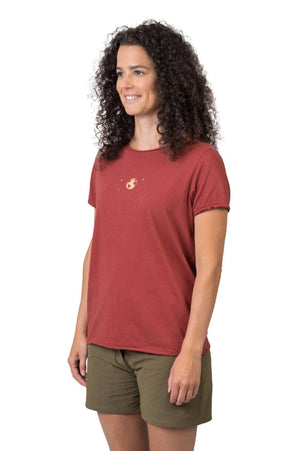 T-shirt de randonnée 100% coton biologique pour Femme "Hannah − EDITH" - Planète Rando