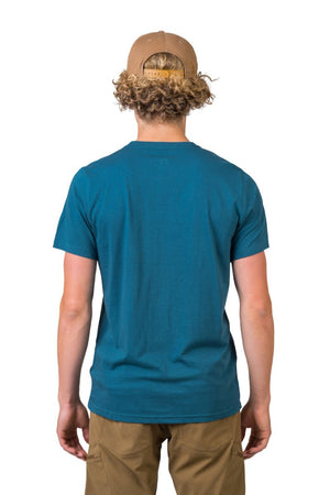 T-shirt de randonnée 100% coton biologique pour Homme "Hannah − FRED" - Planète Rando