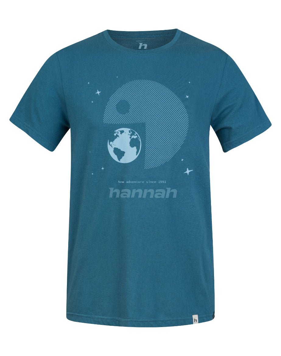 T-shirt de randonnée 100% coton biologique pour Homme "Hannah − FRED" - Planète Rando