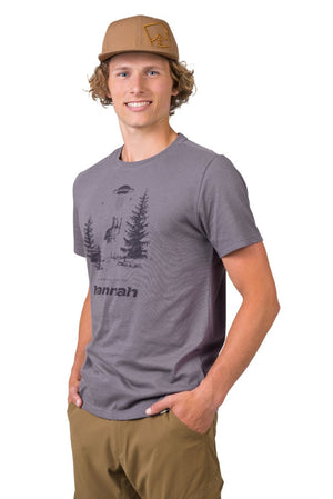 T-shirt de randonnée 100% coton biologique pour Homme "Hannah − FRED" - Planète Rando