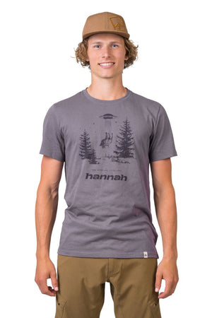 T-shirt de randonnée 100% coton biologique pour Homme "Hannah − FRED" - Planète Rando