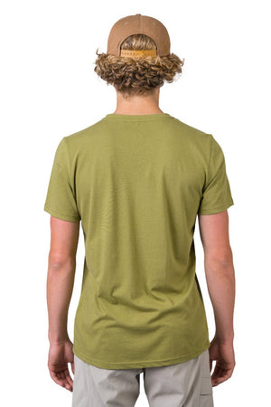 T-shirt de randonnée 100% coton biologique pour Homme "Hannah − FRED" - Planète Rando