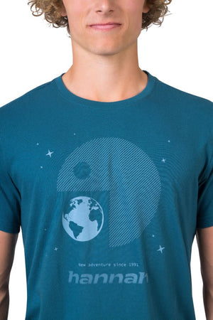 T-shirt de randonnée 100% coton biologique pour Homme "Hannah − FRED" - Planète Rando