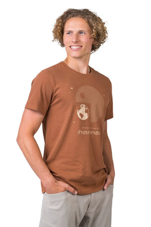 T-shirt de randonnée 100% coton biologique pour Homme "Hannah − FRED" - Planète Rando