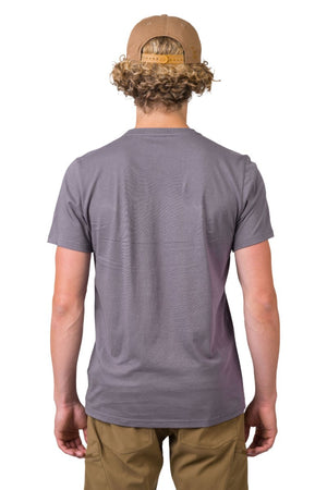 T-shirt de randonnée 100% coton biologique pour Homme "Hannah − FRED" - Planète Rando