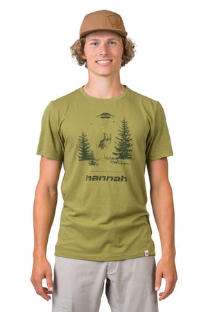 T-shirt de randonnée 100% coton biologique pour Homme "Hannah − FRED" - Planète Rando