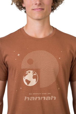 T-shirt de randonnée 100% coton biologique pour Homme "Hannah − FRED" - Planète Rando