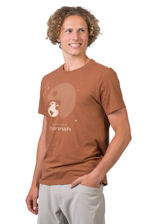 T-shirt de randonnée 100% coton biologique pour Homme "Hannah − FRED" - Planète Rando