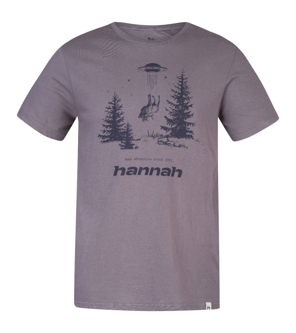 T-shirt de randonnée 100% coton biologique pour Homme "Hannah − FRED" - Planète Rando