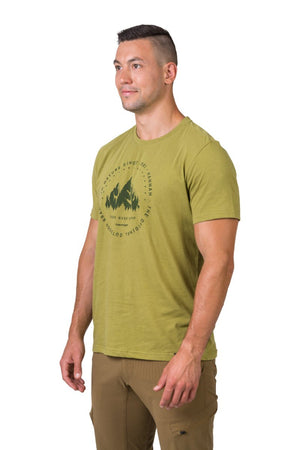 T-shirt de randonnée 100% coton biologique pour homme "Hannah − GREG" - Planète Rando