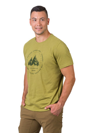 T-shirt de randonnée 100% coton biologique pour homme "Hannah − GREG" - Planète Rando