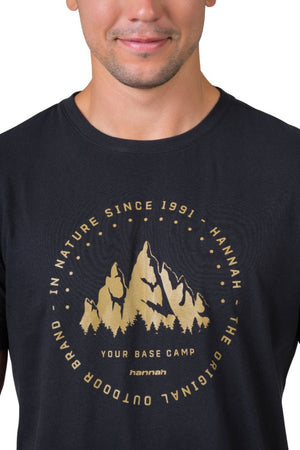 T-shirt de randonnée 100% coton biologique pour homme "Hannah − GREG" - Planète Rando