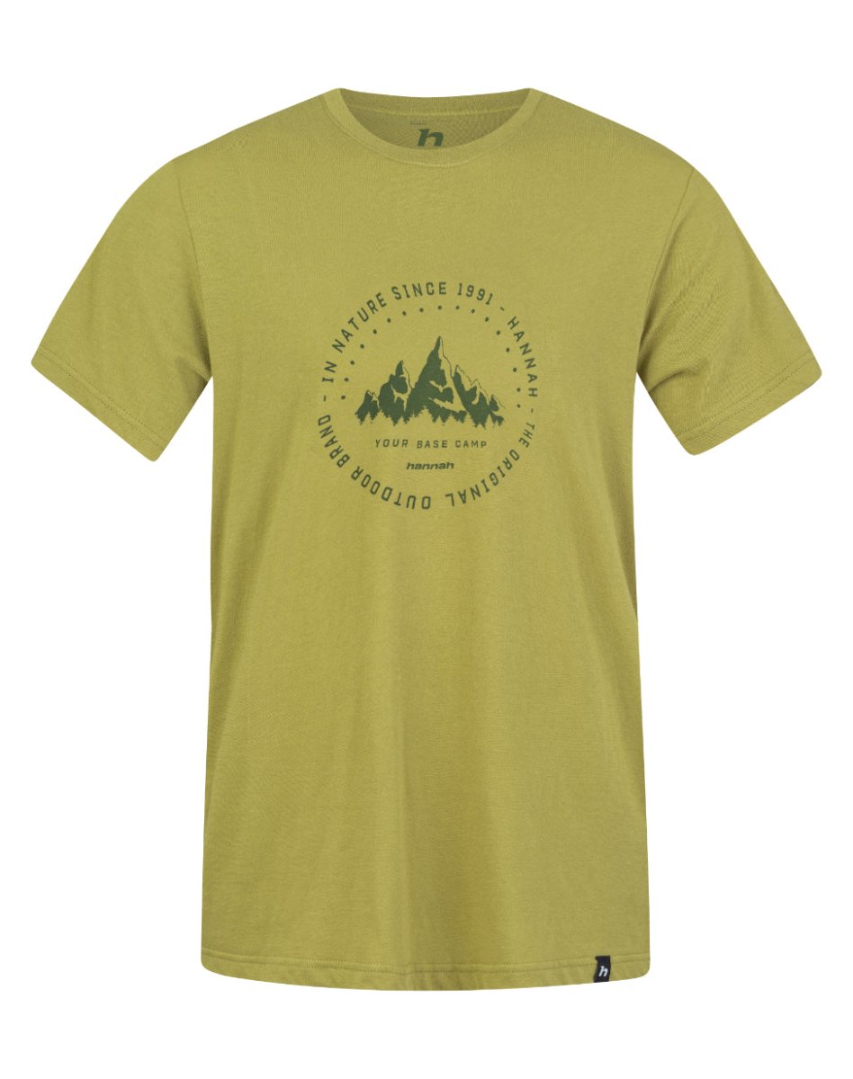 T-shirt de randonnée 100% coton biologique pour homme "Hannah − GREG" - Planète Rando