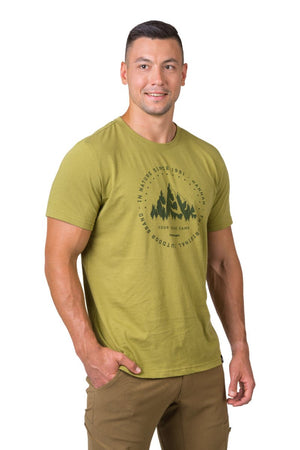 T-shirt de randonnée 100% coton biologique pour homme "Hannah − GREG" - Planète Rando