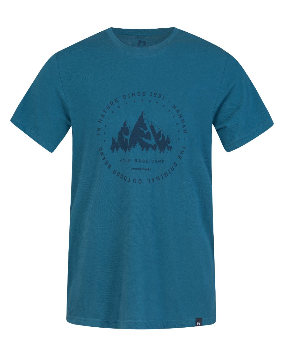 T-shirt de randonnée 100% coton biologique pour homme "Hannah − GREG" - Planète Rando