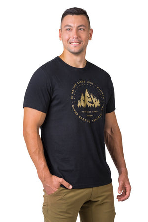 T-shirt de randonnée 100% coton biologique pour homme "Hannah − GREG" - Planète Rando