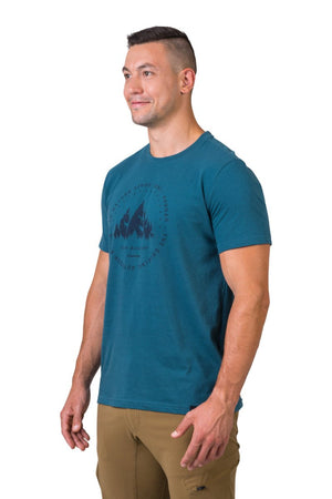 T-shirt de randonnée 100% coton biologique pour homme "Hannah − GREG" - Planète Rando