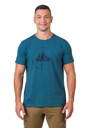 T-shirt de randonnée 100% coton biologique pour homme "Hannah − GREG" - Planète Rando