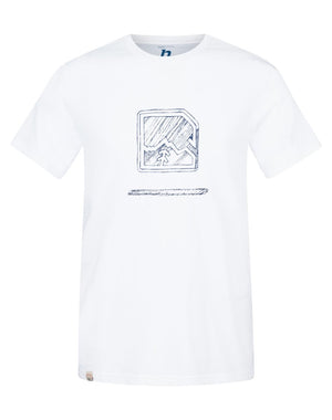 T-shirt de randonnée 100% coton biologique pour homme "Hannah − MIKO" - Planète Rando