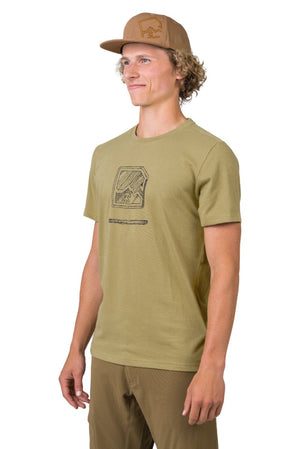 T-shirt de randonnée 100% coton biologique pour homme "Hannah − MIKO" - Planète Rando