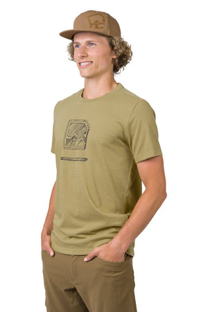 T-shirt de randonnée 100% coton biologique pour homme "Hannah − MIKO" - Planète Rando