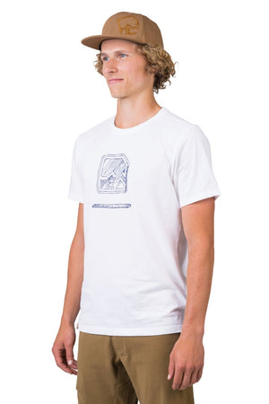 T-shirt de randonnée 100% coton biologique pour homme "Hannah − MIKO" - Planète Rando