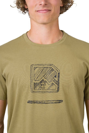 T-shirt de randonnée 100% coton biologique pour homme "Hannah − MIKO" - Planète Rando