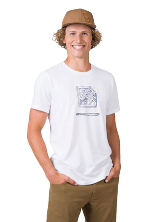 T-shirt de randonnée 100% coton biologique pour homme "Hannah − MIKO" - Planète Rando