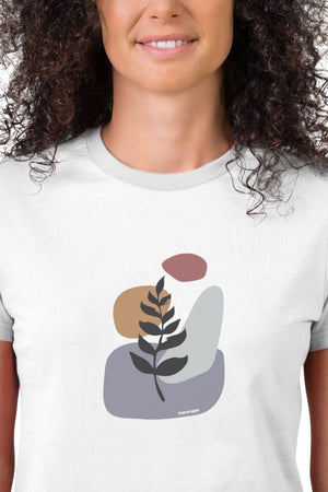 T-shirt de randonnée 100 % coton pour femme "Hannah − ARIA" - Planète Rando
