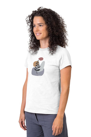 T-shirt de randonnée 100 % coton pour femme "Hannah − ARIA" - Planète Rando