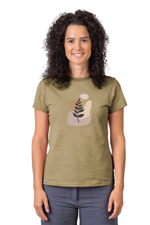 T-shirt de randonnée 100 % coton pour femme "Hannah − ARIA" - Planète Rando