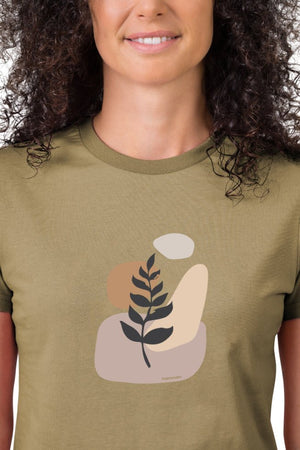 T-shirt de randonnée 100 % coton pour femme "Hannah − ARIA" - Planète Rando