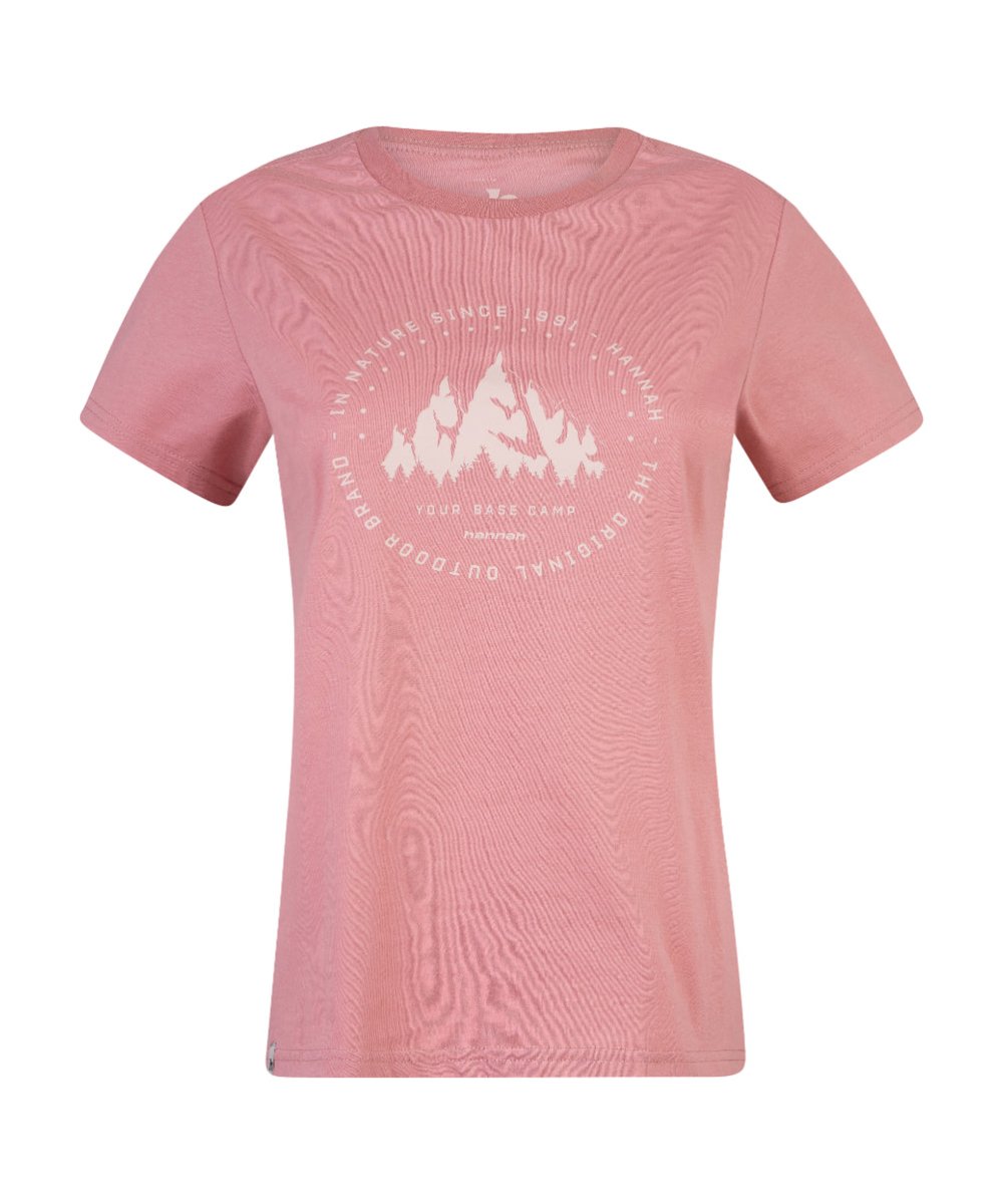 T-shirt de randonnée 100 % coton pour femme "Hannah − ARIA" - Planète Rando