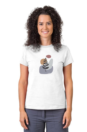 T-shirt de randonnée 100 % coton pour femme "Hannah − ARIA" - Planète Rando