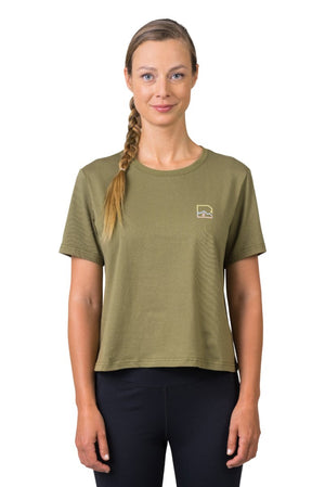 T-shirt de randonnée 100% coton pour Femme "Hannah − ELIN" - Planète Rando