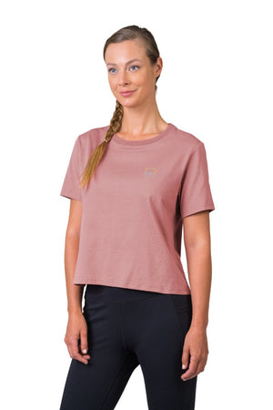 T-shirt de randonnée 100% coton pour Femme "Hannah − ELIN" - Planète Rando